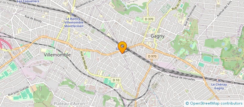 localisation de l'entreprise SCI 9 RUE DU CHATEAU à GAGNY