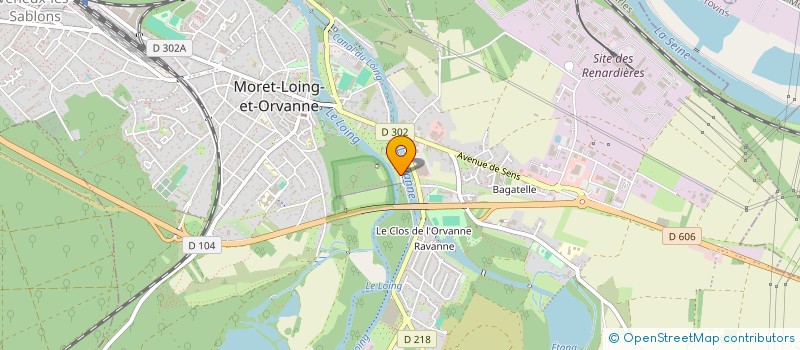 localisation de l'entreprise SCI 9 RUE DU SOLEIL  MORET-LOING-ET-ORVANNE