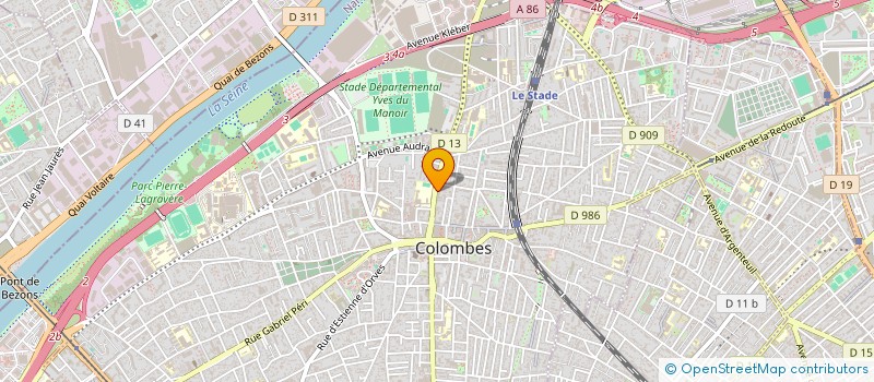 localisation de l'entreprise SCI 9 RUE MADIRAA à COLOMBES