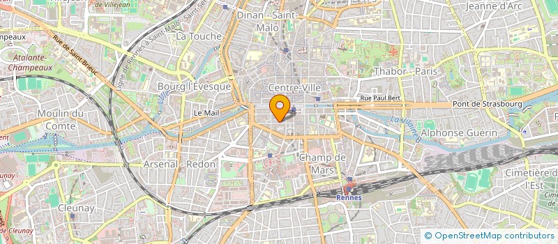 localisation de l'entreprise SCI 9 RUE PUITS-MAUGER  RENNES