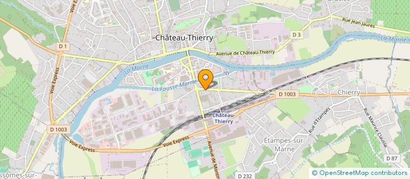 localisation de l'entreprise SCI 9 RUE SAINT MARTIN à CHATEAU-THIERRY