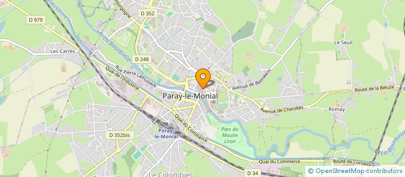 localisation de l'entreprise SCI 9 RUE VICTOR HUGO à PARAY-LE-MONIAL