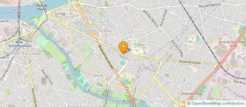 localisation de l'entreprise SCI 90 ROUTE DE CLISSON à NANTES