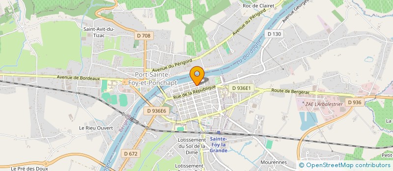 localisation de l'entreprise SCI 90 RUE JEAN LOUIS FAURE  SAINTE-FOY-LA-GRANDE