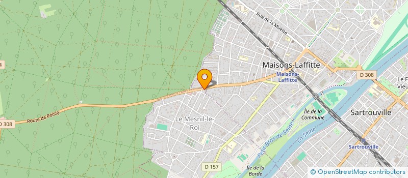 localisation de l'entreprise SCI 91 AVENUE POISSY  LE MESNIL-LE-ROI