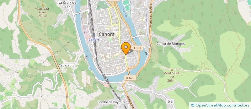 localisation de l'entreprise SCI 91 BOULEVARD GAMBETTA  CAHORS