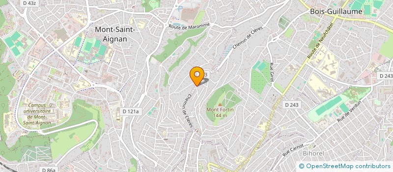 localisation de l'entreprise SCI 911 à BOIS-GUILLAUME