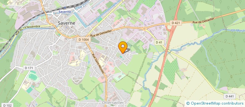 localisation de l'entreprise SCI 911 INVEST  SAVERNE