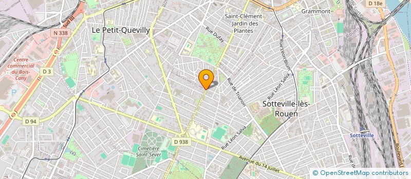 localisation de l'entreprise SCI à LE PETIT-QUEVILLY