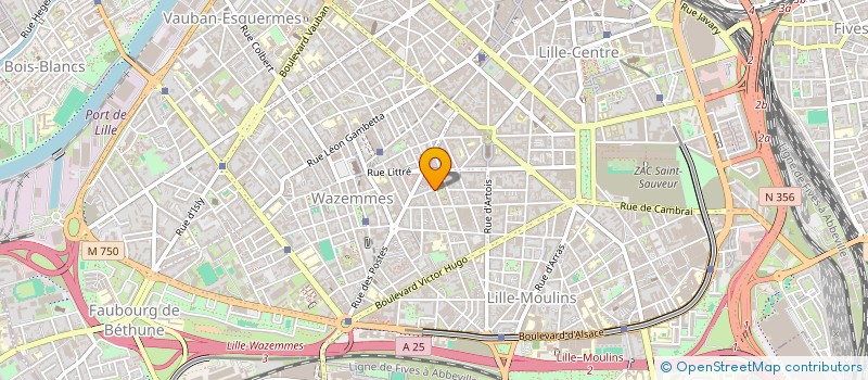localisation de l'entreprise SCI 92 MANUEL à LILLE