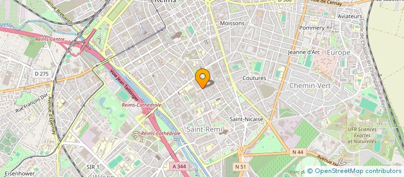 localisation de l'entreprise SCI 93 101 RUE GAMBETTA à REIMS