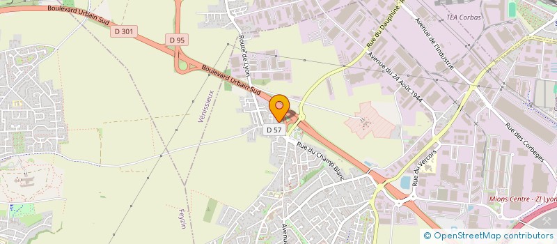 localisation de l'entreprise SCI 93 NEY à CORBAS