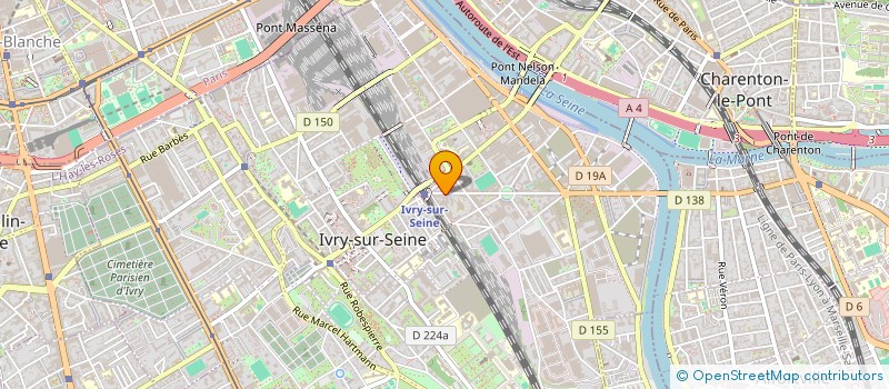 localisation de l'entreprise SCI 94 C.L.B. à IVRY-SUR-SEINE