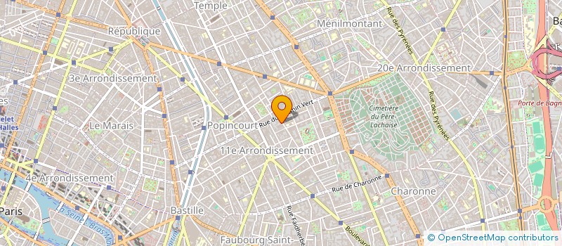 localisation de l'entreprise SCI 94 CSM  PARIS