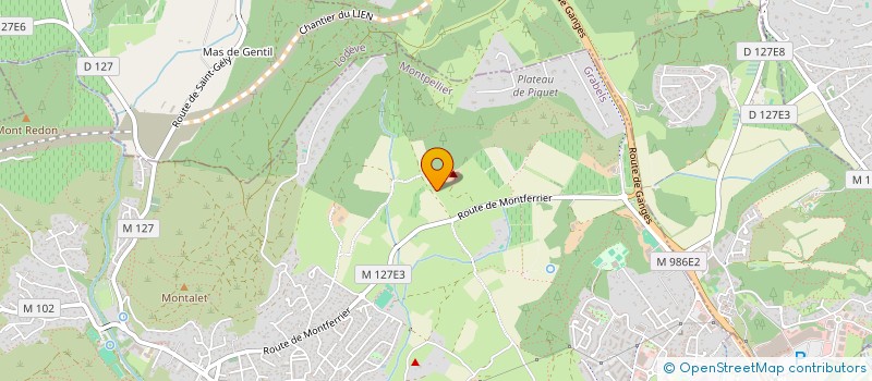 localisation de l'entreprise SCI  GRABELS