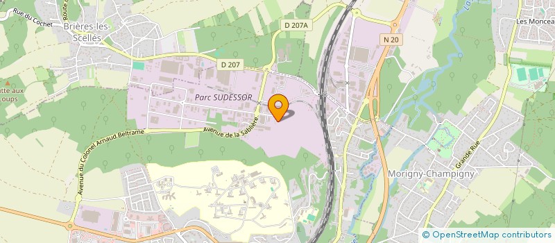 localisation de l'entreprise SCI 95  ETAMPES