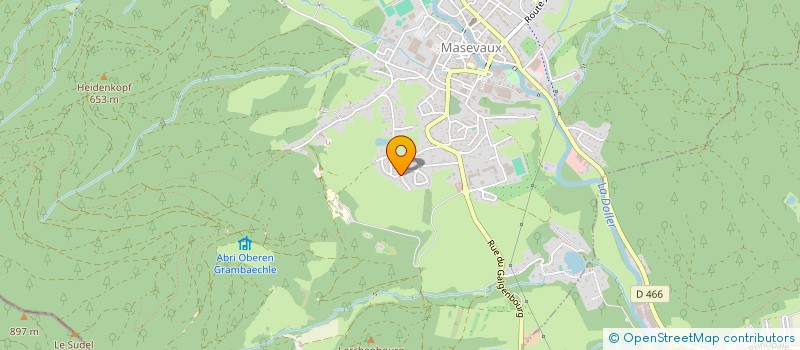 localisation de l'entreprise SCI 95  MASEVAUX-NIEDERBRUCK