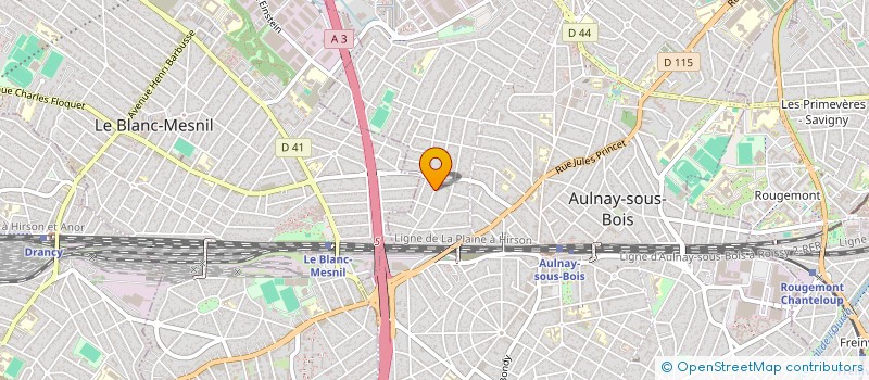 localisation de l'entreprise SCI 95 à AULNAY-SOUS-BOIS