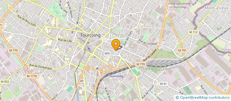 localisation de l'entreprise SCI  95 D&G 1  TOURCOING