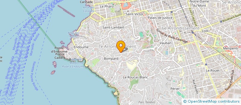 localisation de l'entreprise SCI 95FA  MARSEILLE