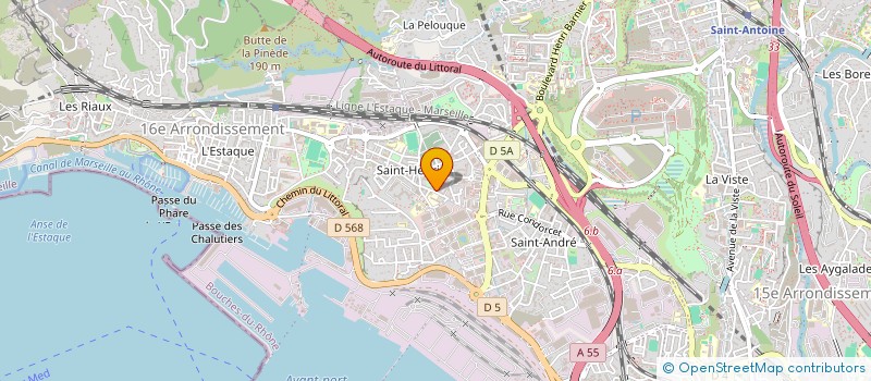 localisation de l'entreprise SCI 96 à MARSEILLE