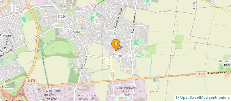 localisation de l'entreprise SCI 96 RUE DU CENTRE  DEMOUVILLE