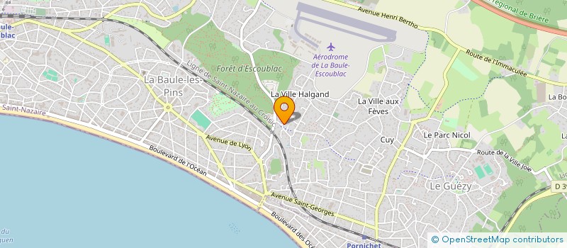 localisation de l'entreprise SCI 96 VICTOR HUGO  LA BAULE-ESCOUBLAC