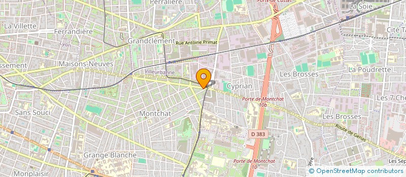 localisation de l'entreprise SCI 96 VITTON  LYON