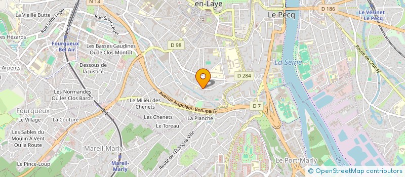 localisation de l'entreprise SCI 96SC  SAINT-GERMAIN-EN-LAYE