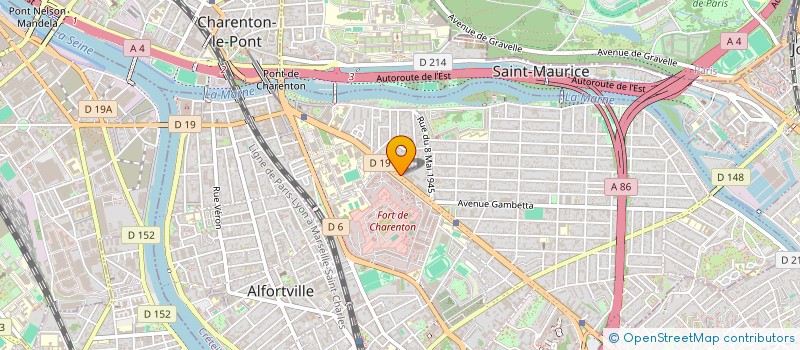 localisation de l'entreprise SCI 97 AV DU GENERAL LECLERC à MAISONS-ALFORT