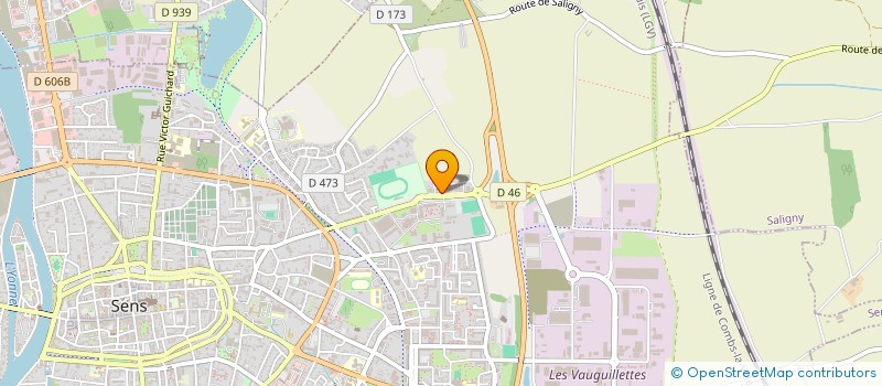 localisation de l'entreprise SCI 97 RANELAGH à SENS