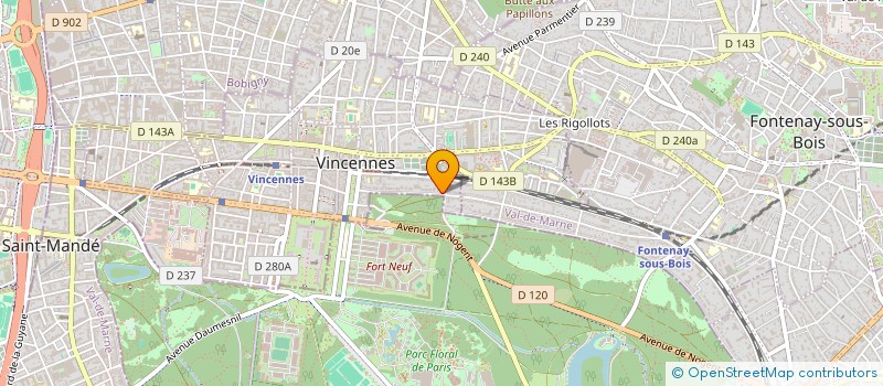 localisation de l'entreprise SCI 98 TURENNE à VINCENNES
