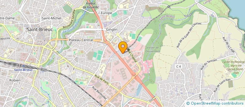 localisation de l'entreprise SCI 99 à SAINT-BRIEUC