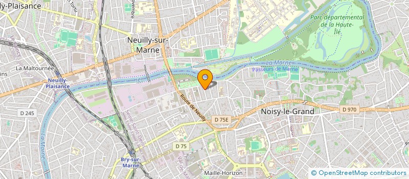 localisation de l'entreprise SCI 99 AV DE LA GARE à NOISY-LE-GRAND