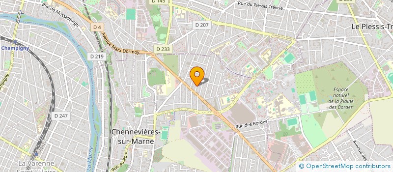 localisation de l'entreprise SCI 99 DE GAULLE  CHENNEVIERES-SUR-MARNE