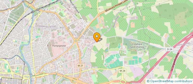 localisation de l'entreprise SCI 991 à MONTPELLIER