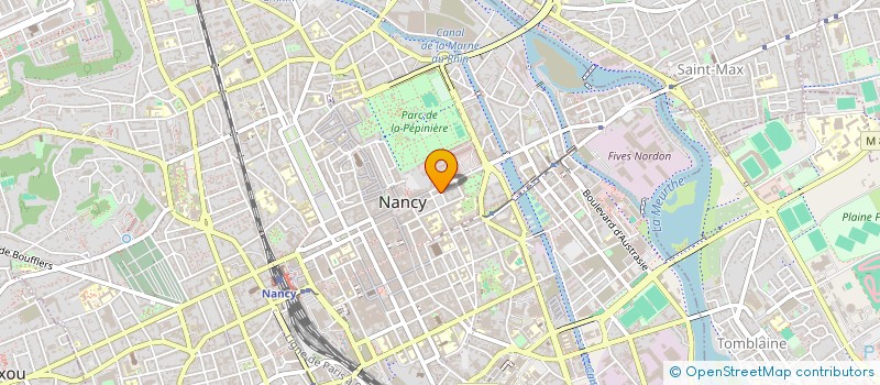 localisation de l'entreprise SCI 9AP  NANCY