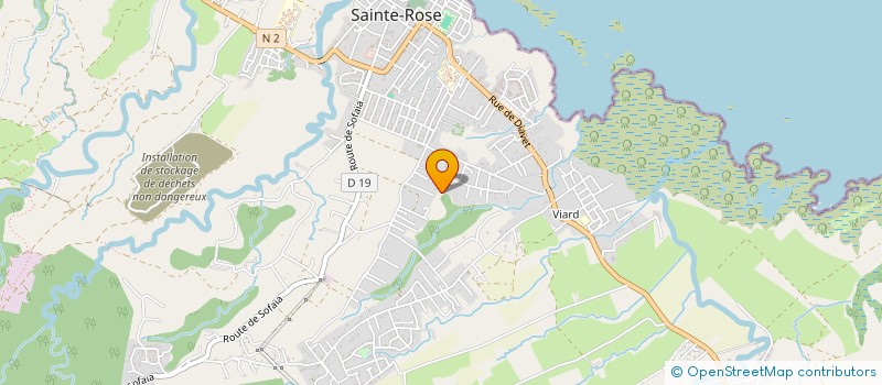 localisation de l'entreprise SCI A.2.E  SAINTE-ROSE