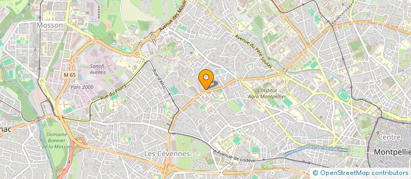 localisation de l'entreprise SCI A 2 I à MONTPELLIER