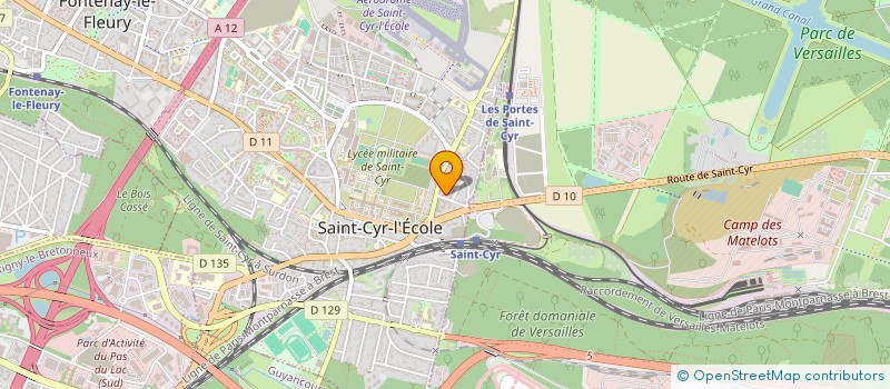 localisation de l'entreprise SCI A 2 J à SAINT-CYR-L'ECOLE