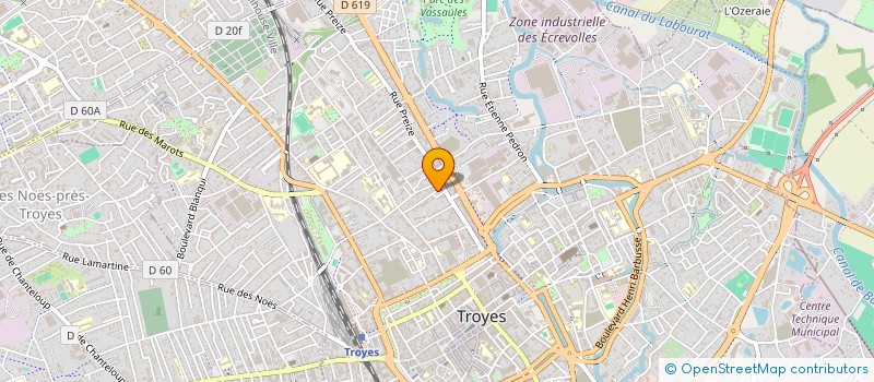 localisation de l'entreprise SCI A 2 PAS  TROYES