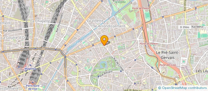 localisation de l'entreprise SCI A 3 D  PARIS