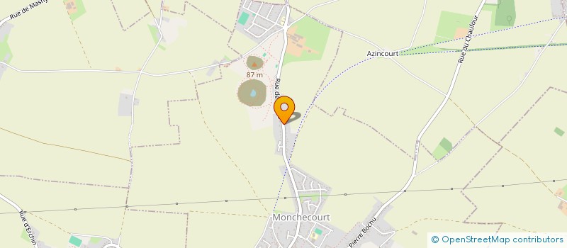 localisation de l'entreprise SCI A 3 I à MONCHECOURT