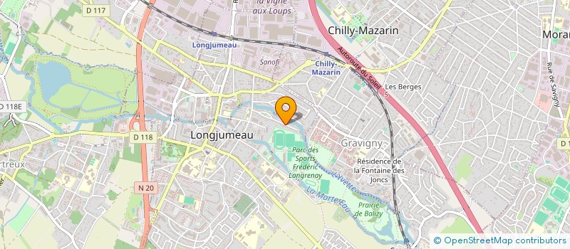 localisation de l'entreprise SCI A 3 P à LONGJUMEAU