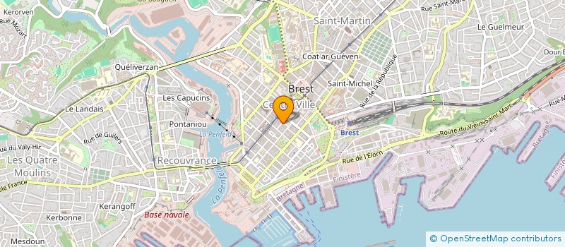 localisation de l'entreprise SCI A 3M  BREST