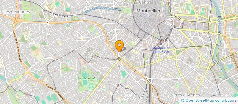 localisation de l'entreprise SCI A à MONTPELLIER