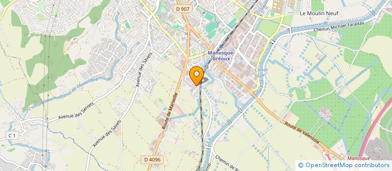 localisation de l'entreprise SCI A & A  MANOSQUE