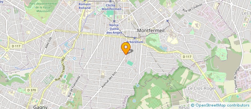 localisation de l'entreprise SCI A & A à MONTFERMEIL