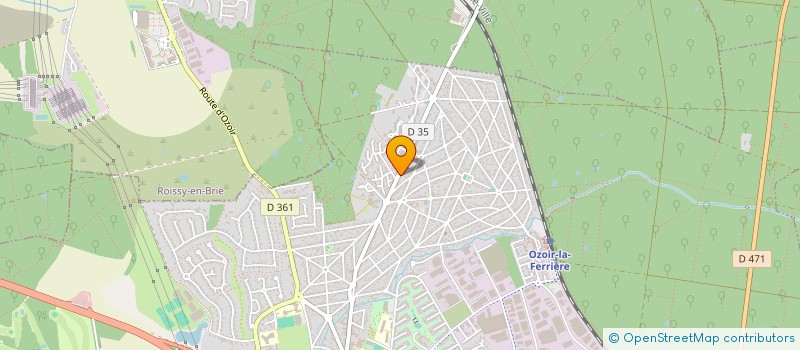 localisation de l'entreprise SCI A.A.BOUAZZA  OZOIR-LA-FERRIERE