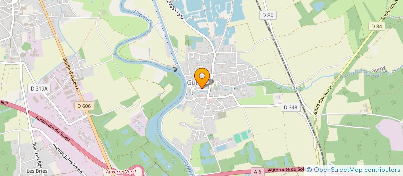 localisation de l'entreprise SCI A.A.D.  GURGY